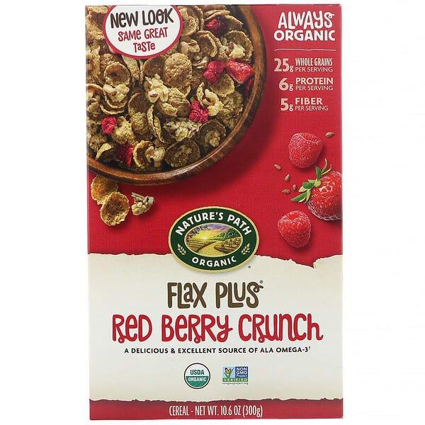 Nature's Path, 유기농, Flax Plus 레드 베리 크런치 시리얼, 300g(10.6oz)
