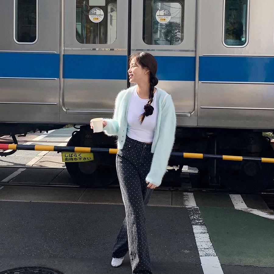 블레드 브이넥 가디건