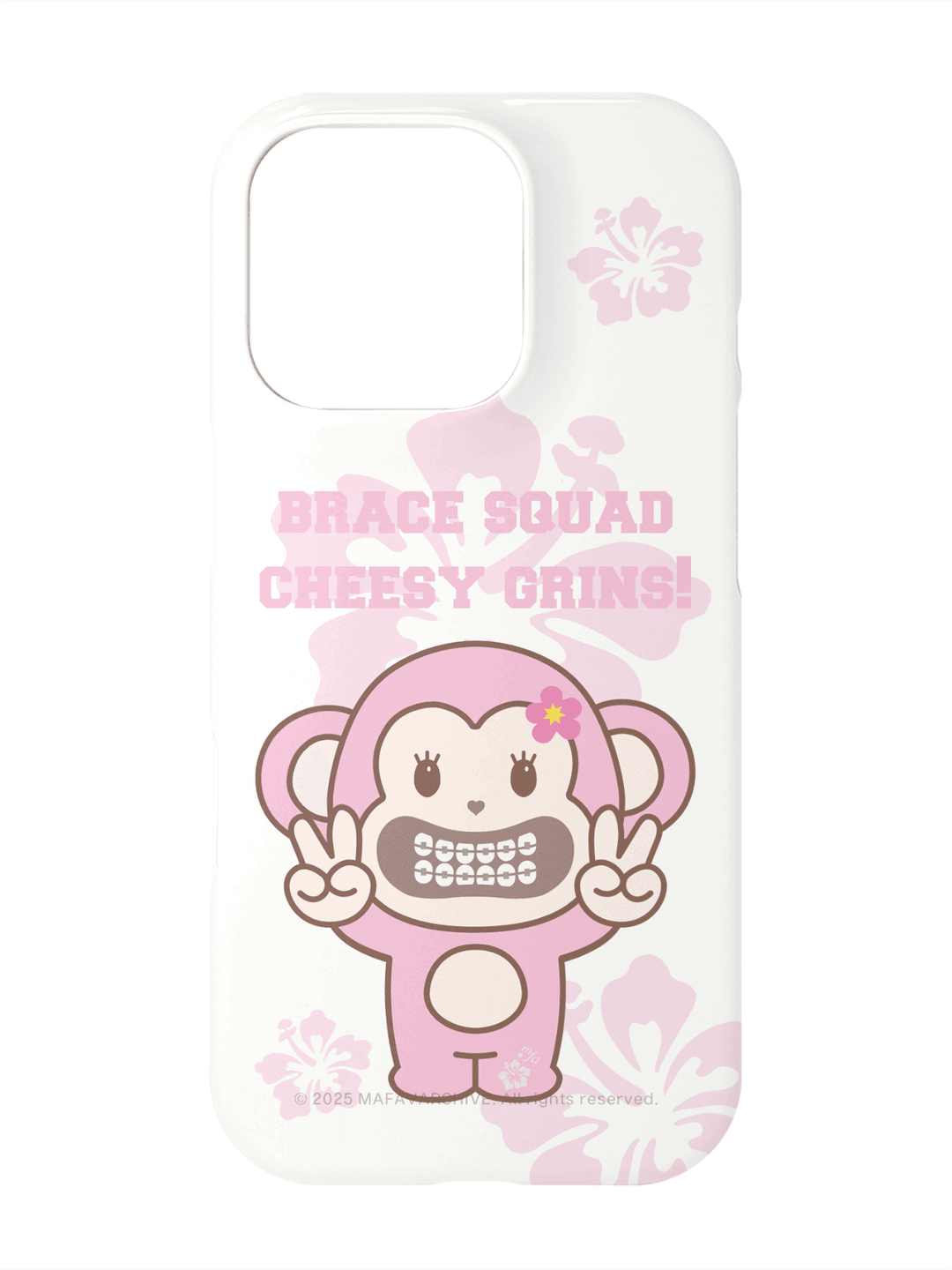 [힙합크루] 화이트 하드 폰케이스