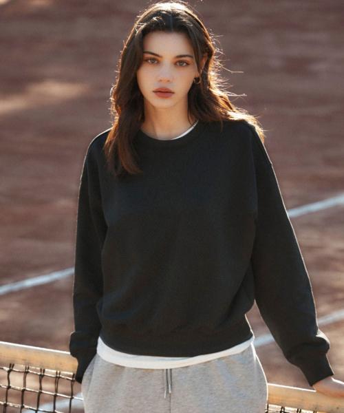 [프렌치테리] 여성 라운드넥 스웨트셔츠_SPMWGA9GS1