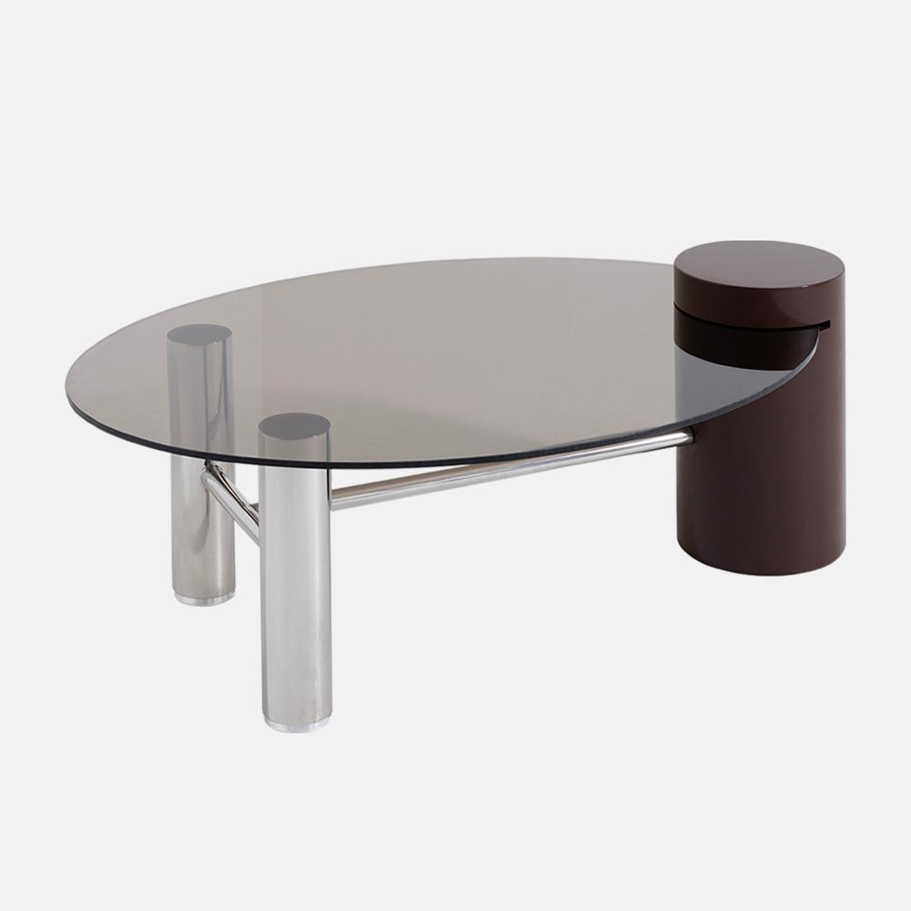 OVAL VENNDIA coffee table /  mocha
