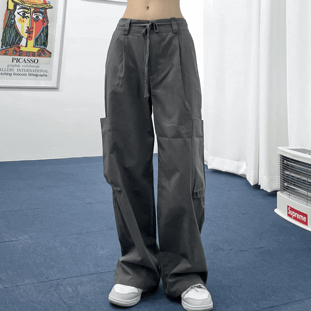 *가을핫딜* y2k wide half long pt! 2col