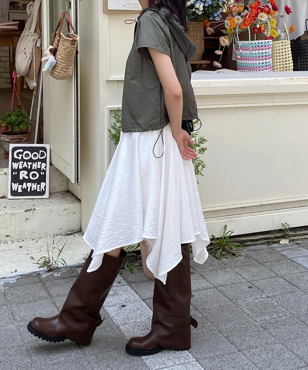 파브 언발 레이어드 원피스