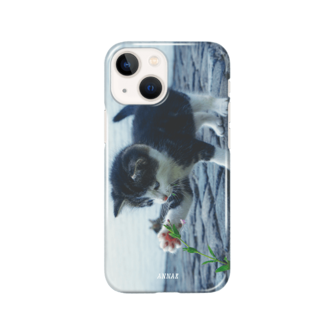 playful baby kitten hard case
