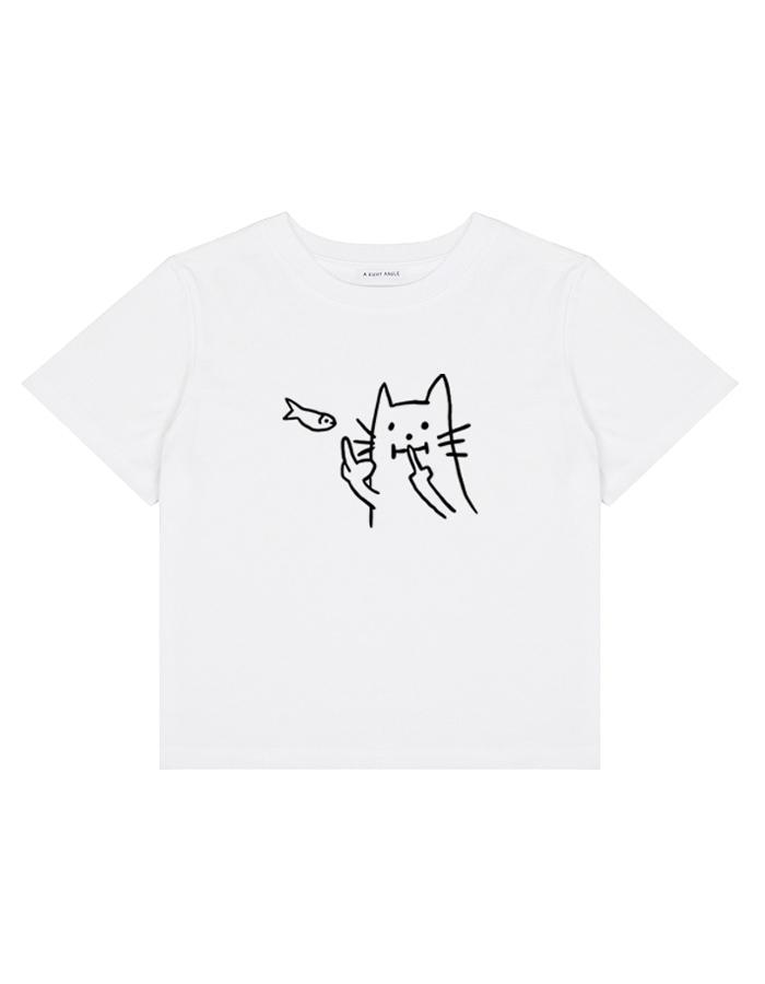 ARA CAT FISH CROP TEE (2 COLOR)
