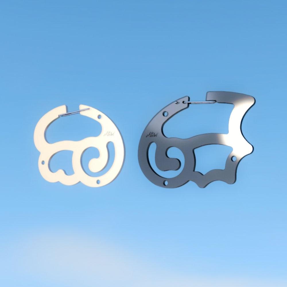 [order] from the sky carabiner key holder