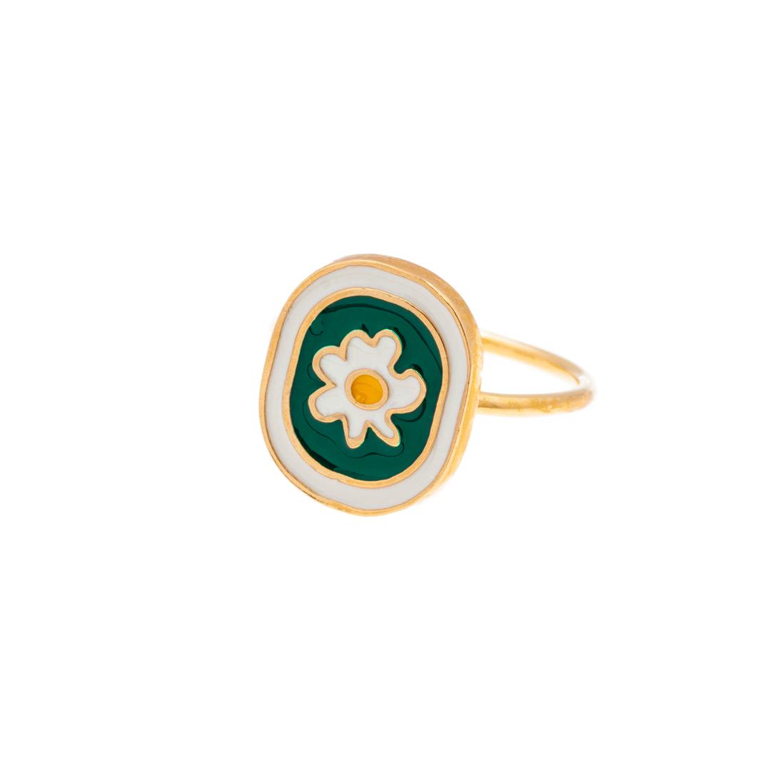 Camomile flower ring