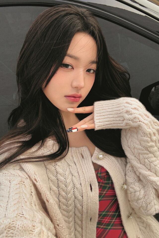 [Tommy Girl] 프레피 케이블 가디건