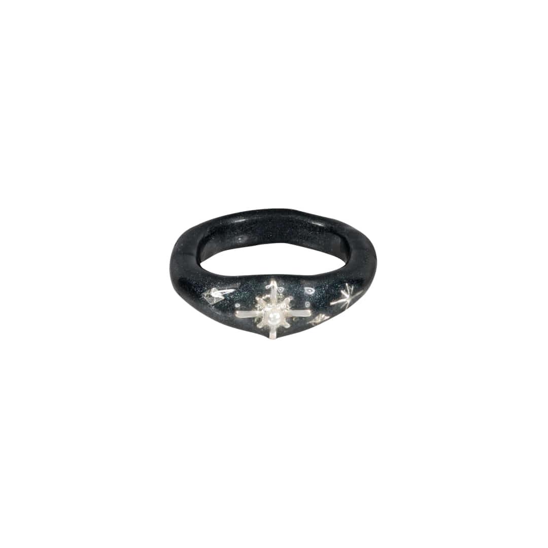 starry night ring-black