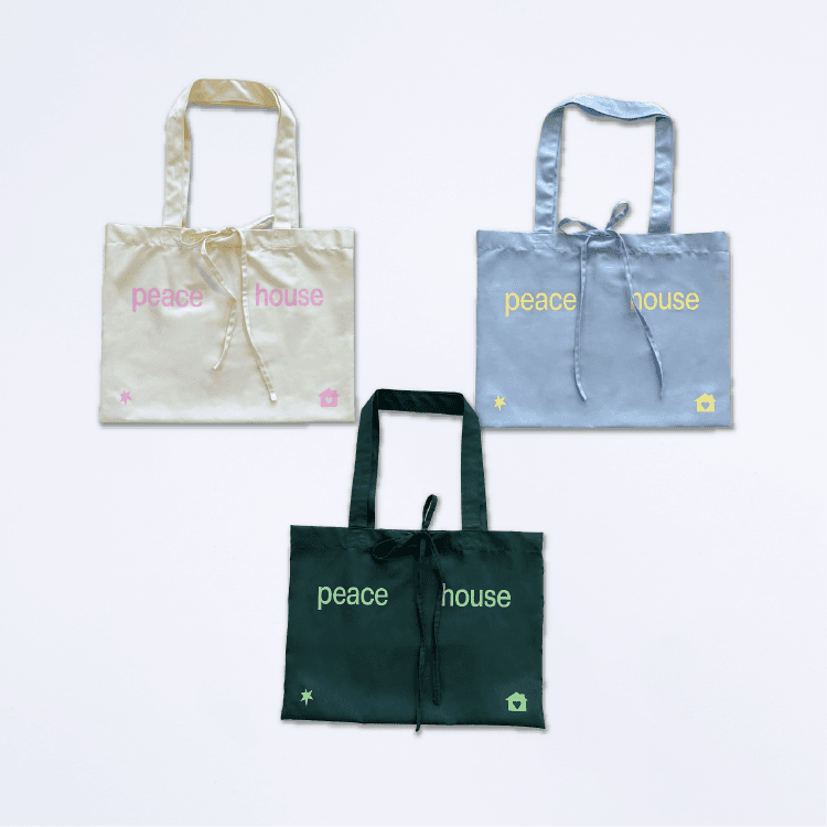 peace house eco bag (3 color)