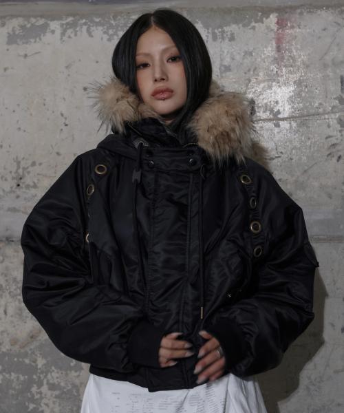 아일렛 퍼 MA-1 (BLACK) F25ZA003