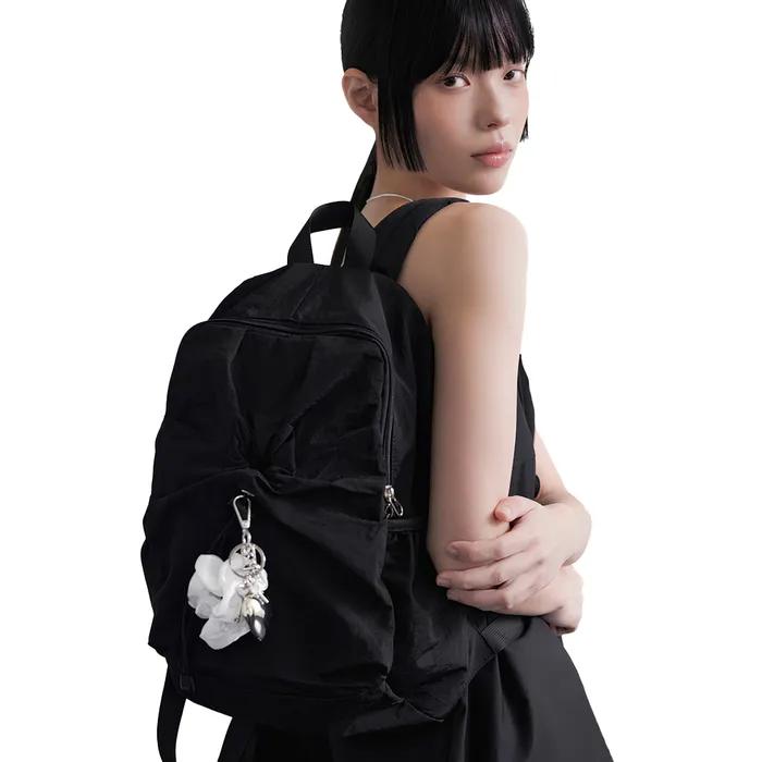 클래식 셔링 나일론 백팩_3colors