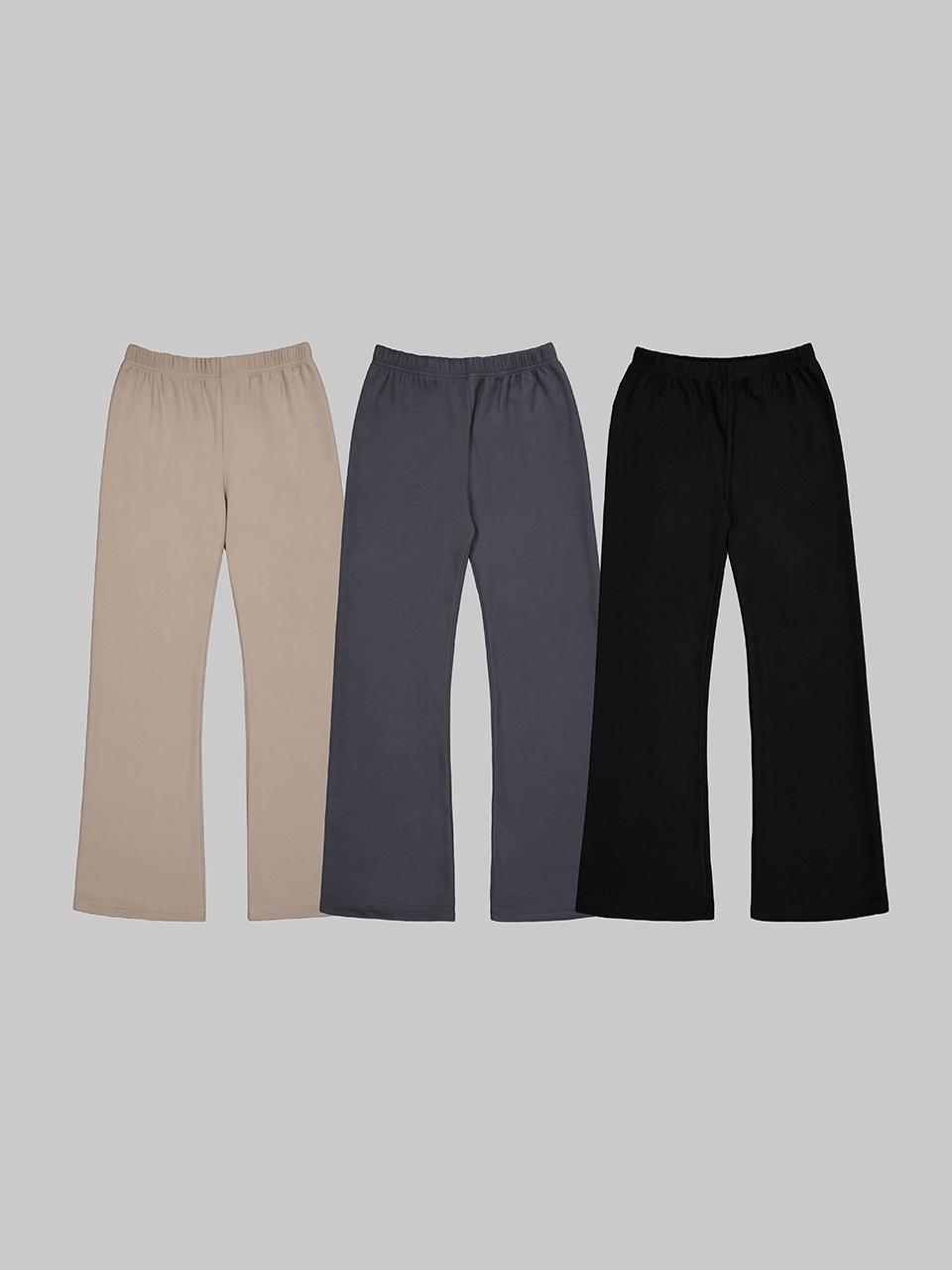 디어스토커 D. BASIC SEMI BOOTS CUT PANTS - 3 COLOR