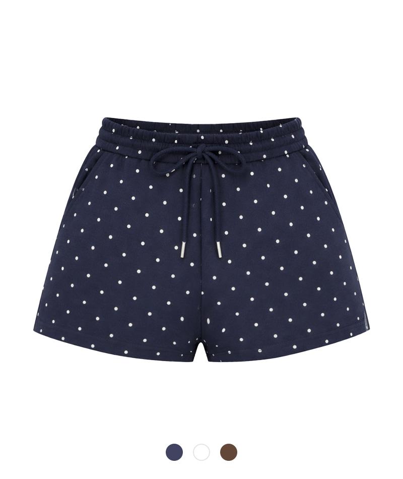 도트 밴딩 숏 팬츠