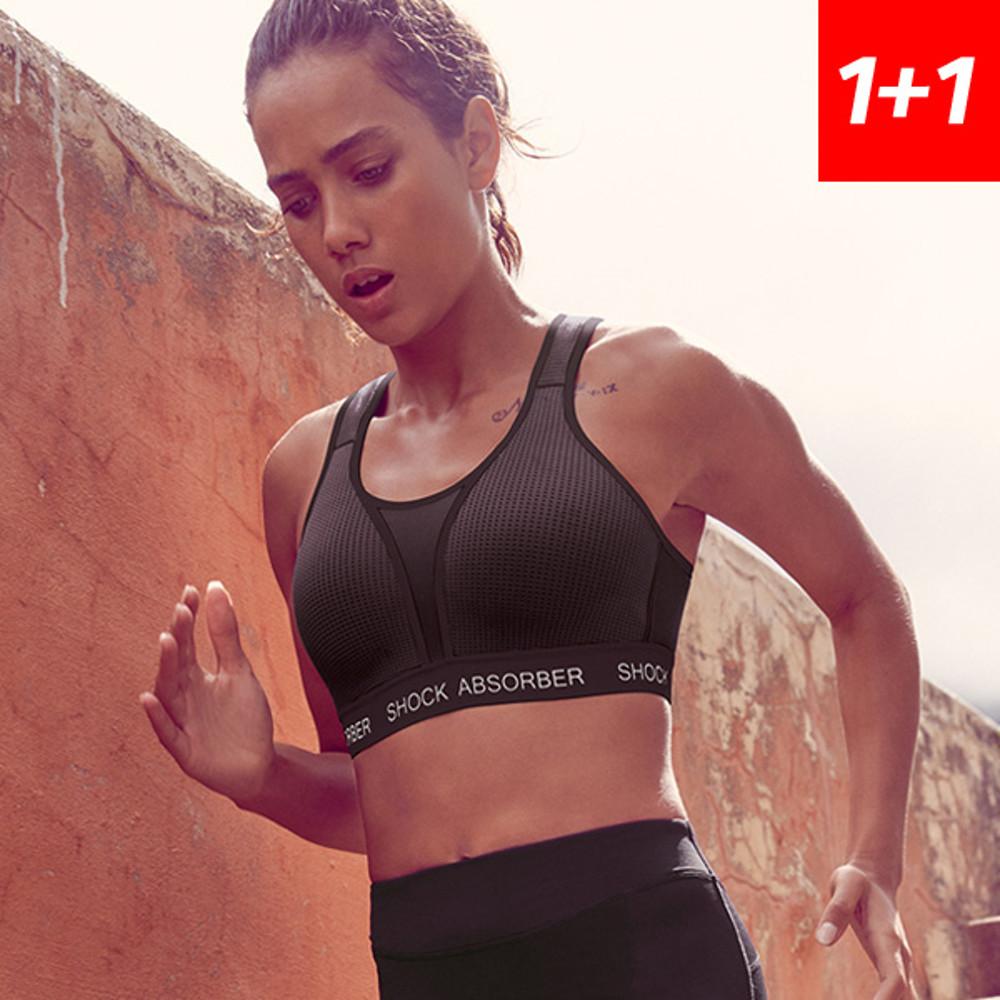 [8월 썸머바캉스]1+1 쇼크업소버 뉴런브라 익스트림 스포츠브라 일체형 패드 노와이어 풀컵