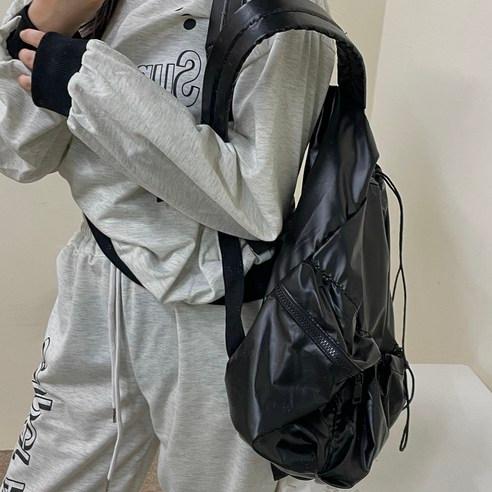 VANANA2 여성용 데일리 캐주얼 베이직 유니크 복조리 스트링 포인트 셔링 배낭 백팩 2color - 가방 | 쿠팡