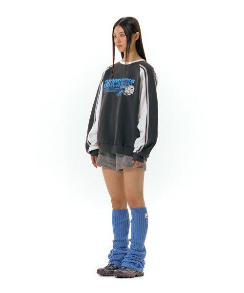 LABEL LEG WARMER BLUE