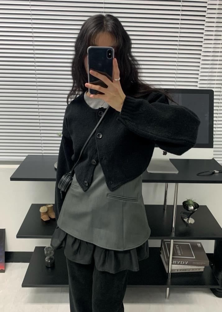 bustier layered frill ops (2C)