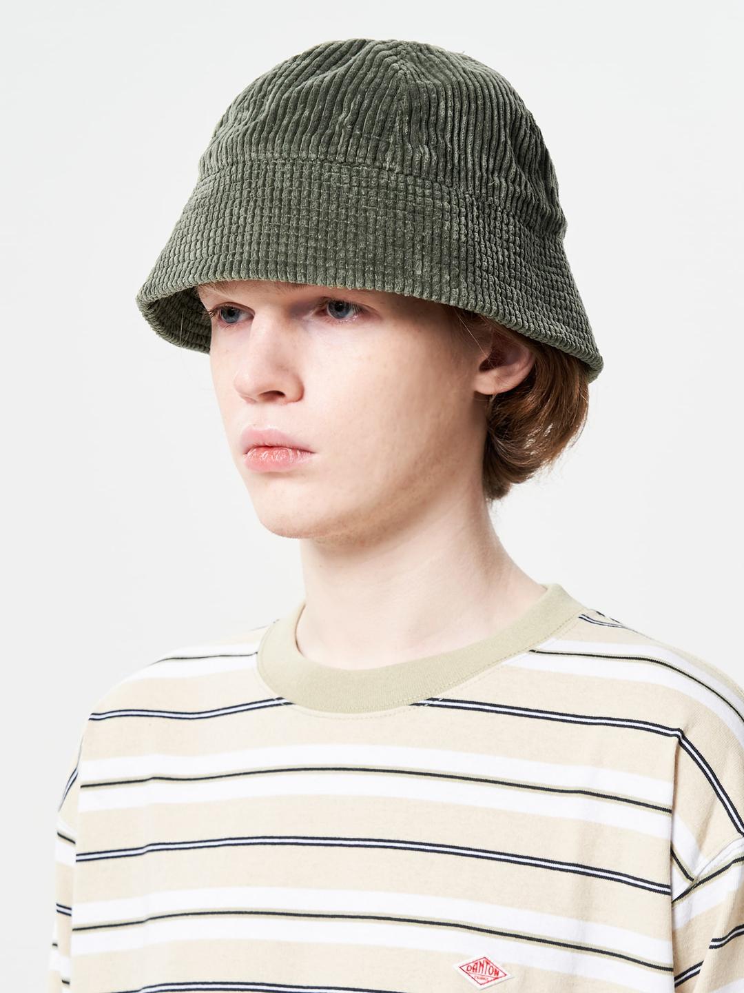 Botanical Dyed Sailor Hat - Olive