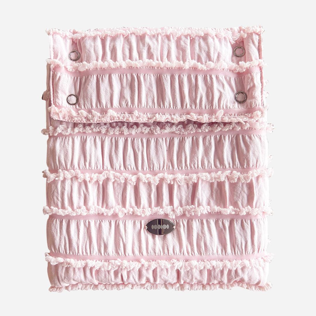 Book pouch [Shirring - PINK]