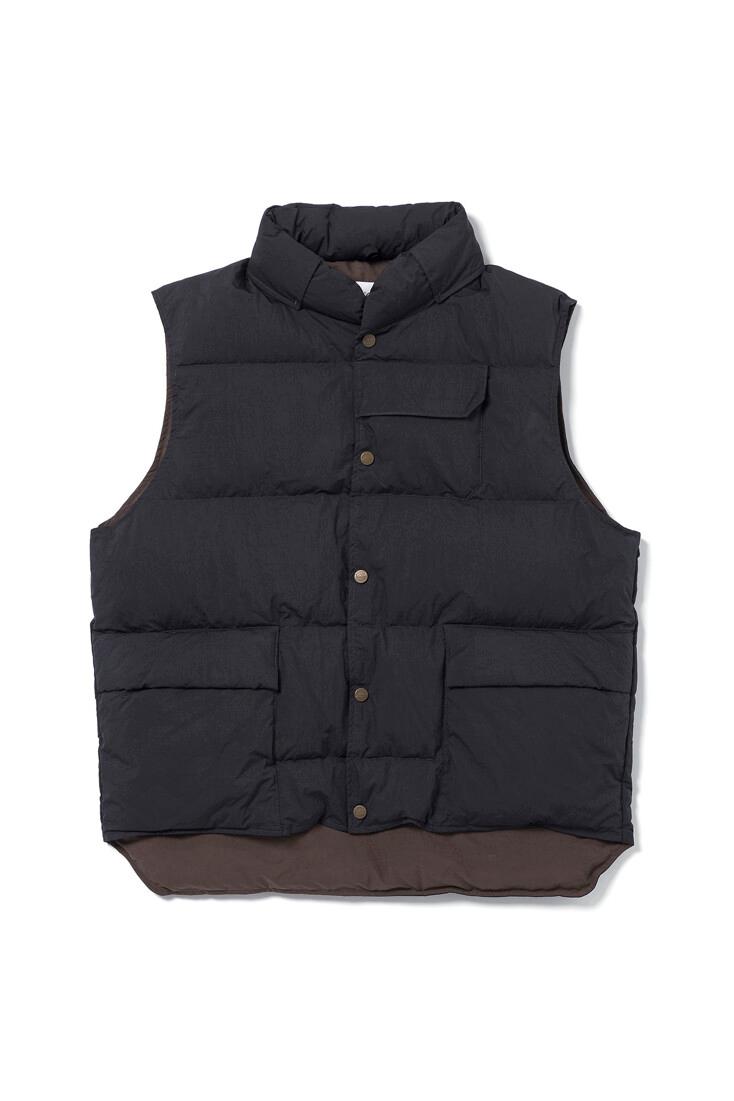 NYLON PADDED MT.VEST [CHARCOAL]