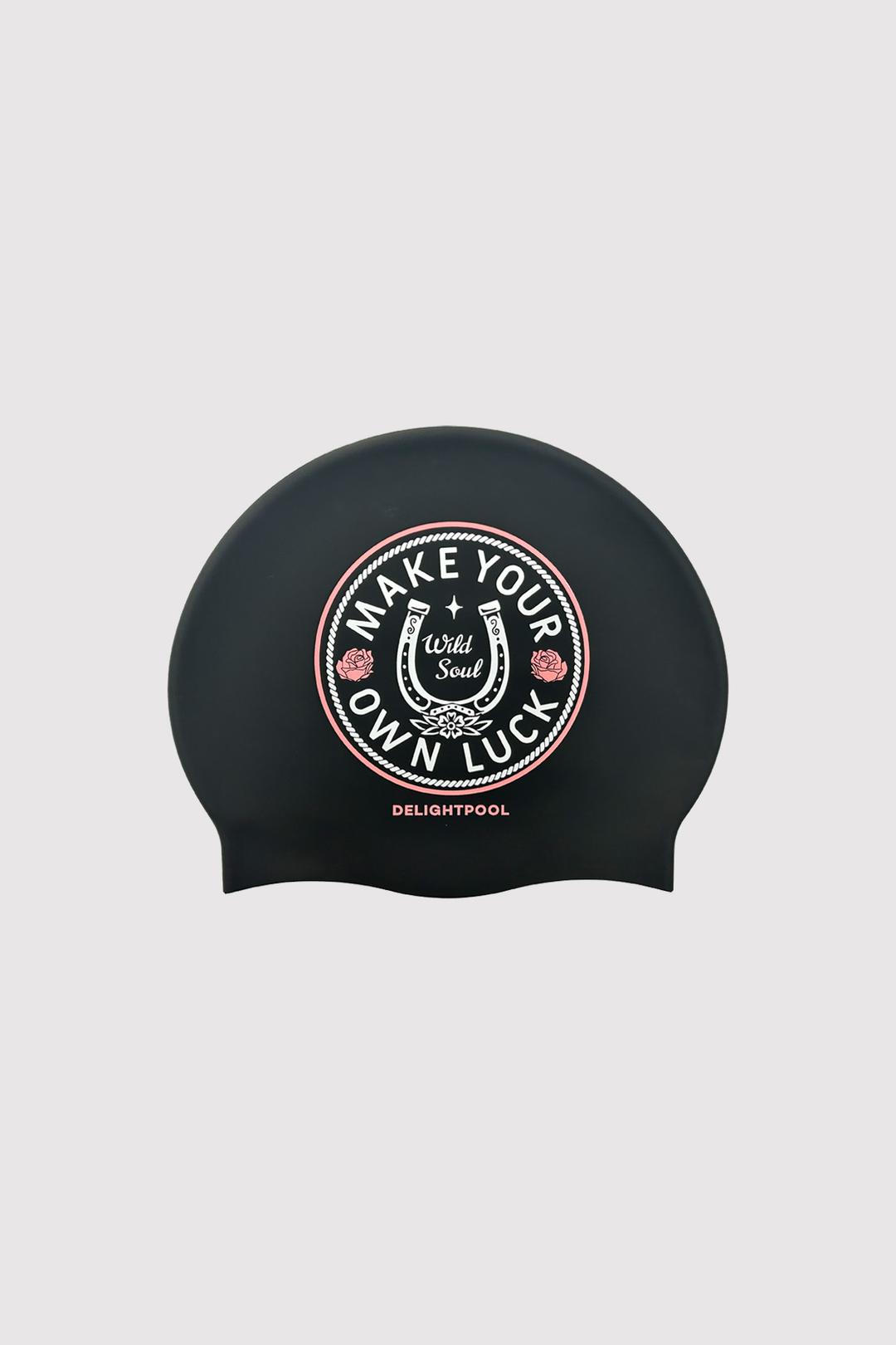 Wild Soul Swim Cap - Black