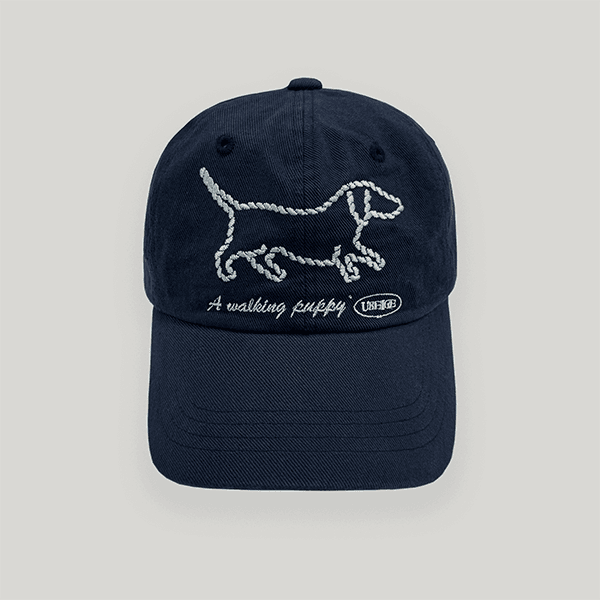 Navy Washing Puppy Cap