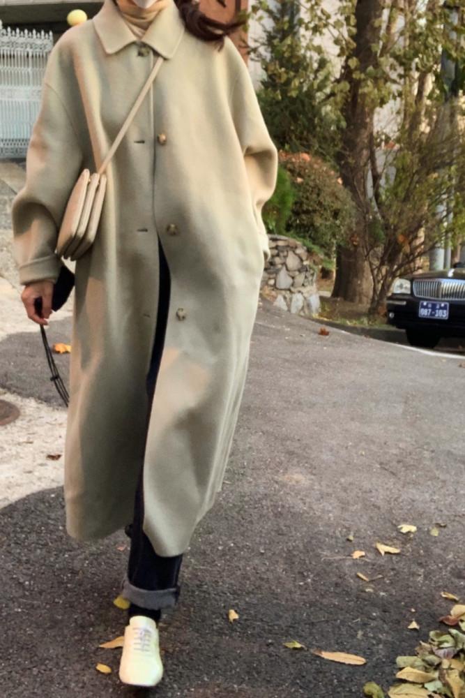 무드 핸드메이드 코트 mood hand made coat(바로배송)