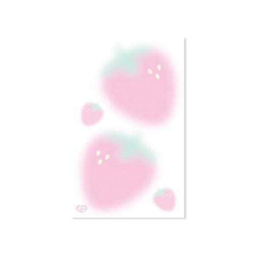 [네버더레스] strawberry 6공 다이어리 속지 (A6)