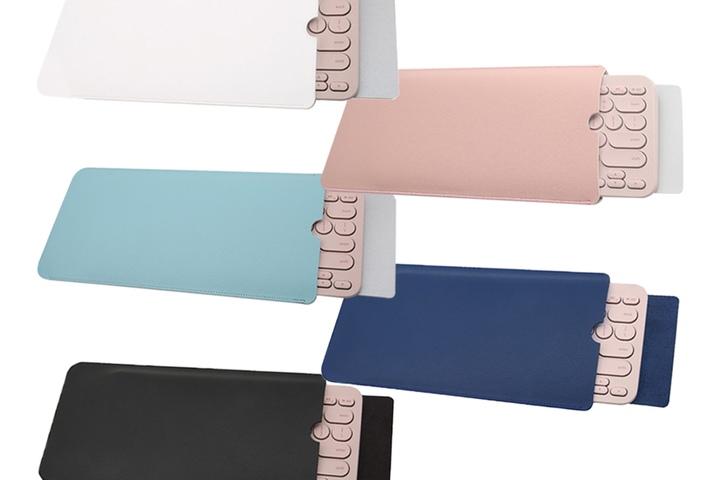 로지텍k380 키스킨 파우치 가죽 키보드 케이스