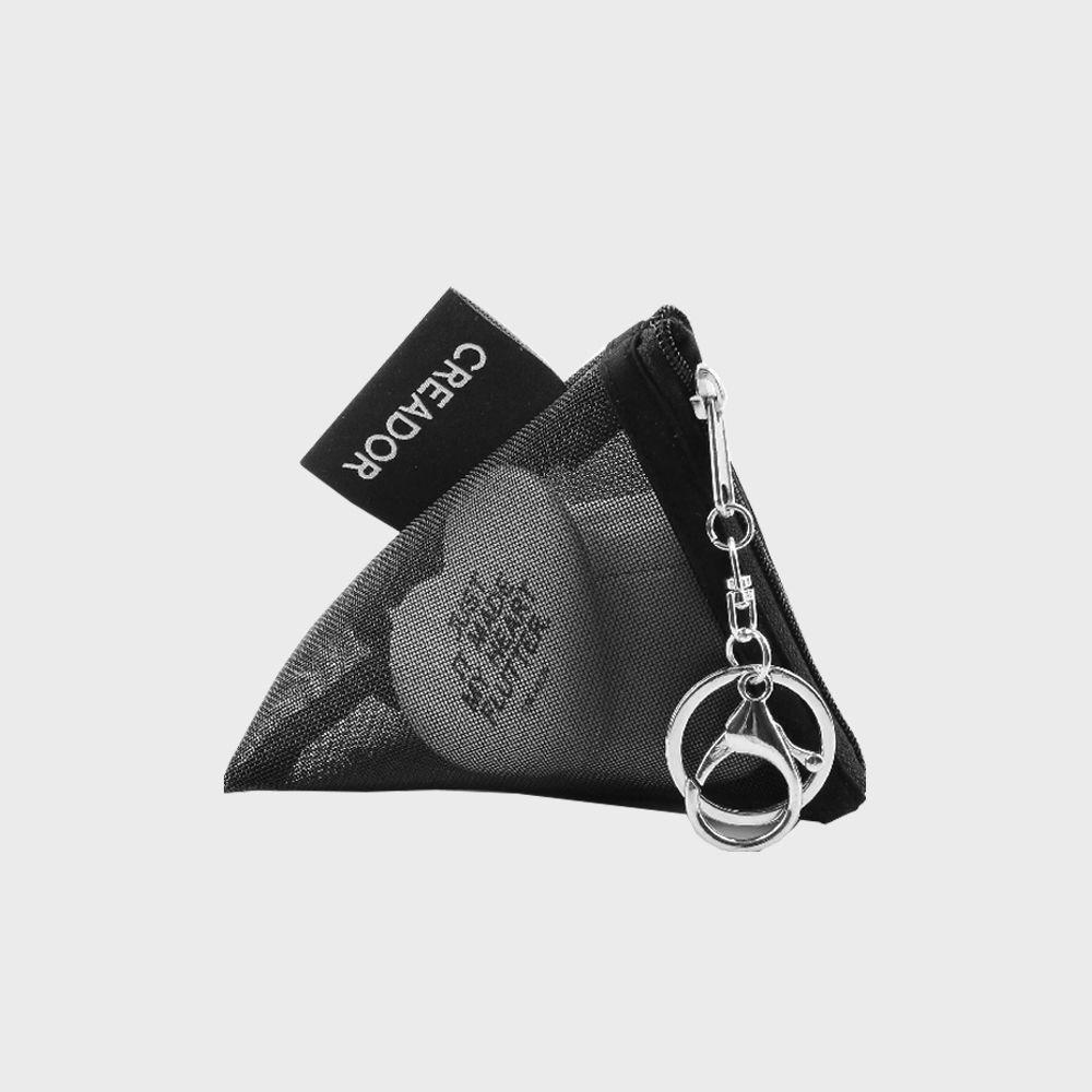 mono mesh mini tea bag pouch keyring