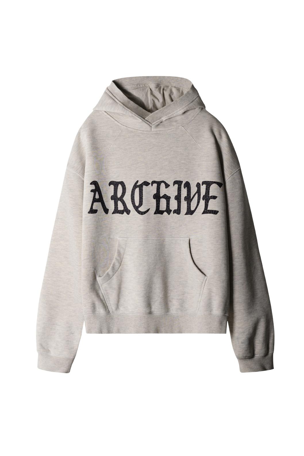 ARCHIVE V RIP HOODIE (IVORY)