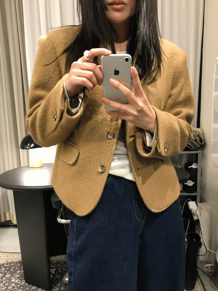 Sure alpaca short jacket