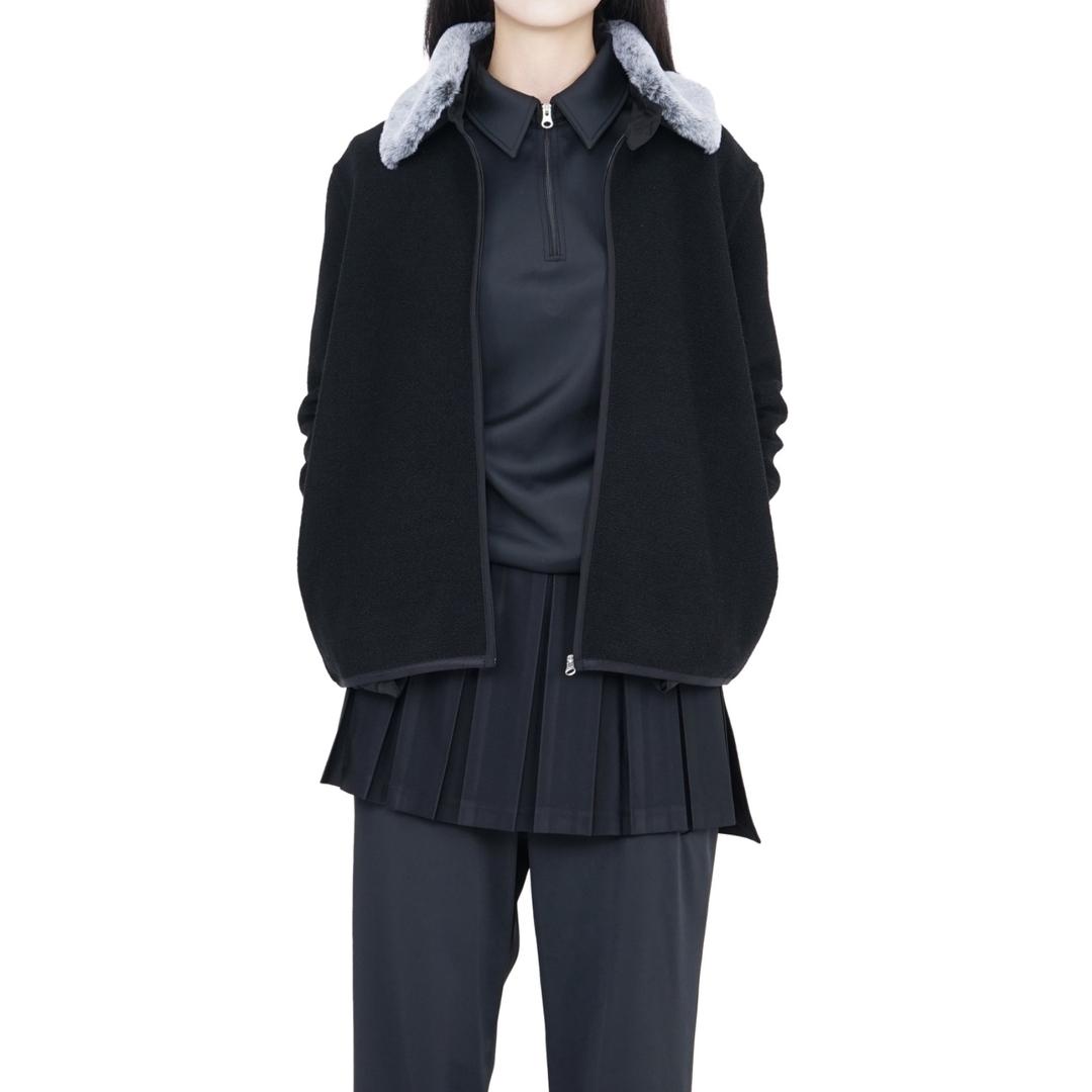 AW25 DETTACHABLE COLLAR JACKET (BLACK)
