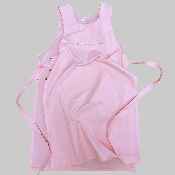 HEART POCKET APRON (PINK)