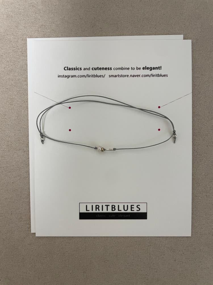 심플 진주 실팔찌