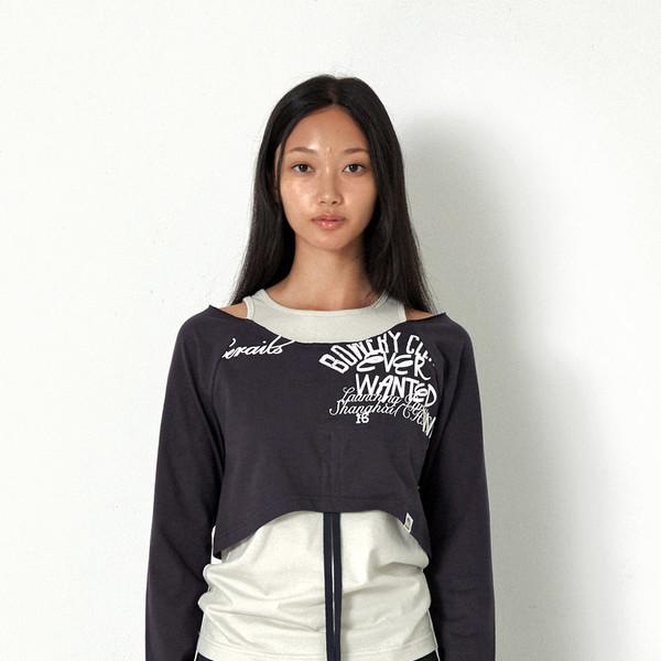 24 wide neck layered t-shirts