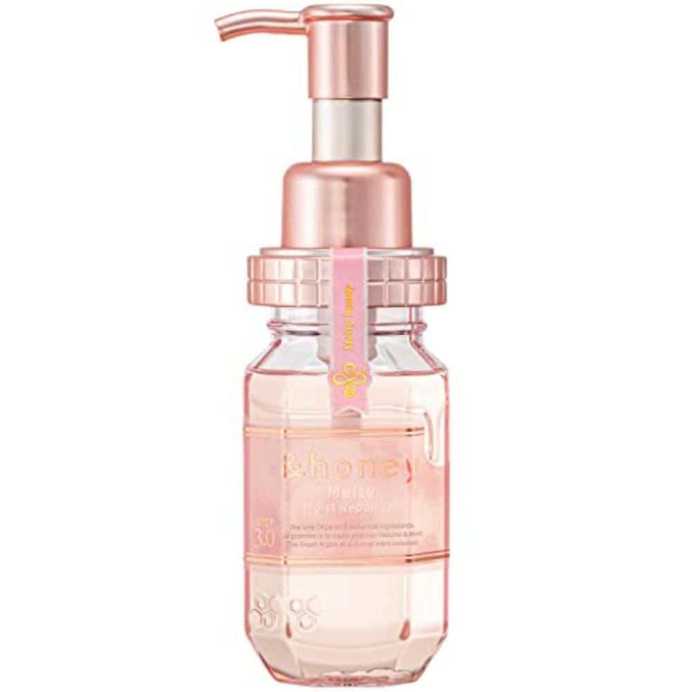 [앤허니] 헤어 에센스 일본 머리기름 오일 사쿠라 핑크 꿀 케어 손상