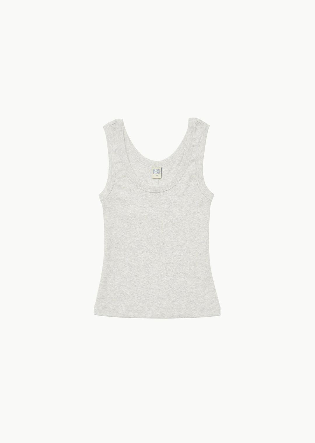 hillie tank, heather grey