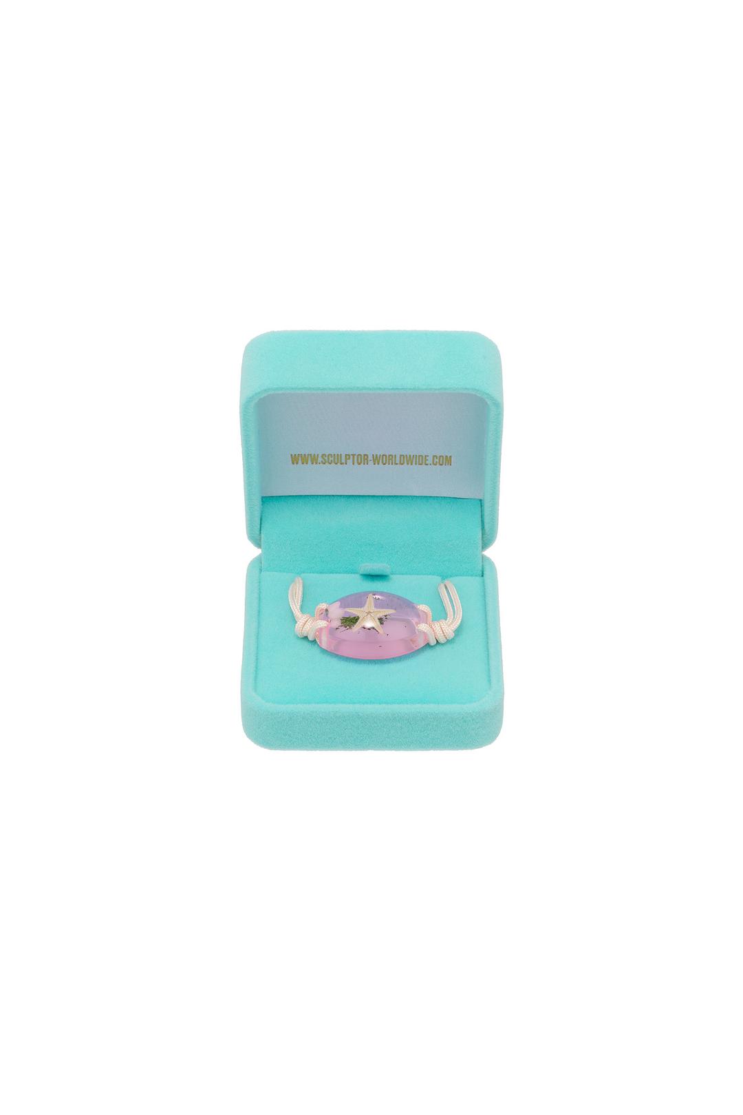 Starfish Choker Pink Clear