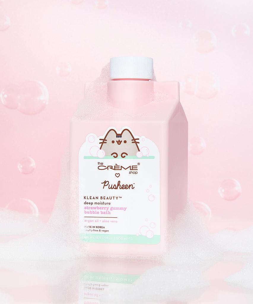 The Crème Shop x Pusheen Strawberry Gummy Bubble Bath