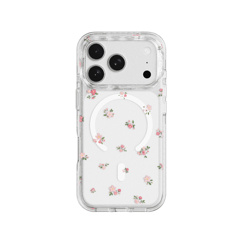 MAGSAFE LAYERS FRAME CASE CLEAR - SOFT BLOOM