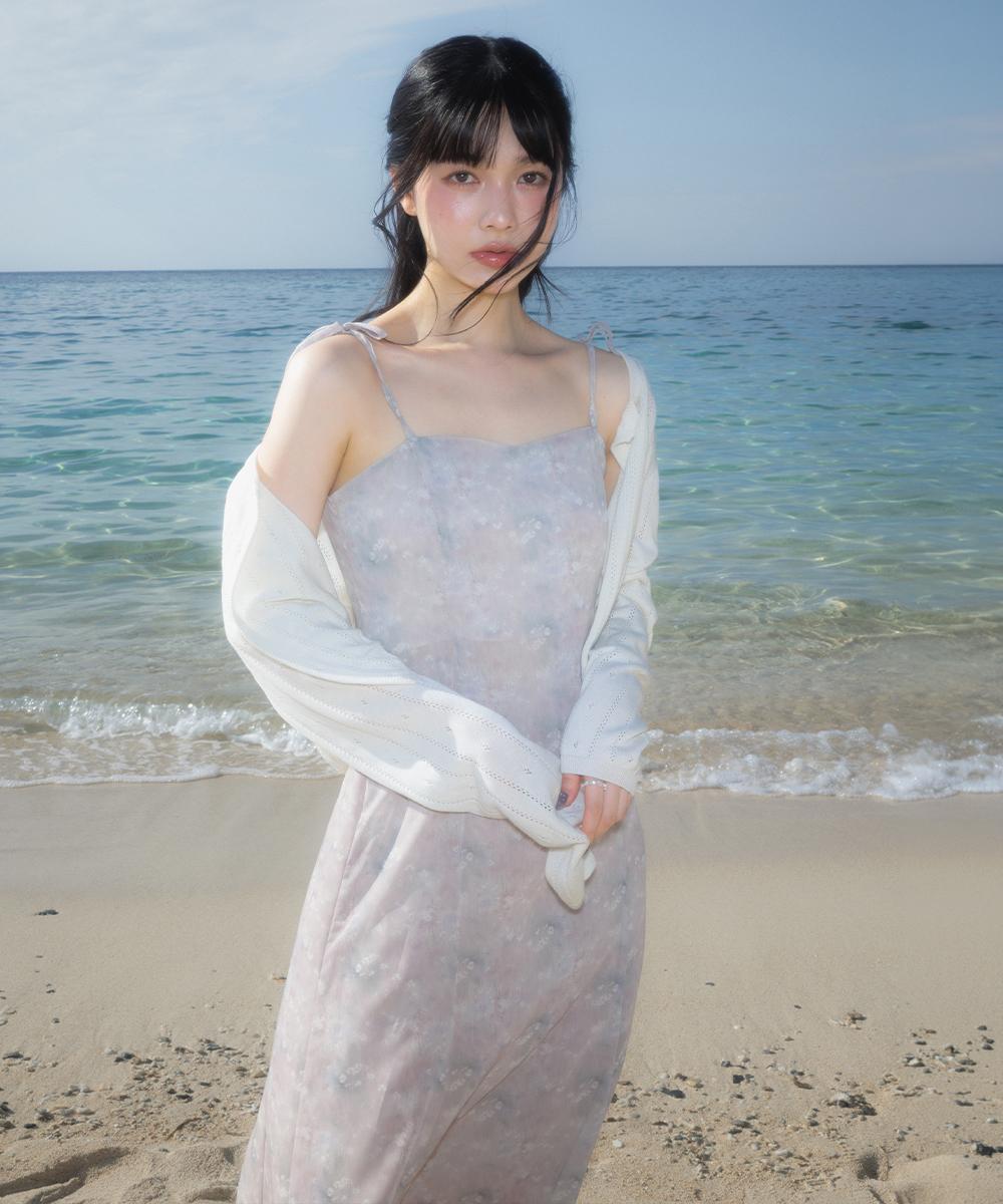 로제프란츠 쉬어 그레이스 슬림 롱 드레스 [베이지]