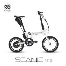 AU테크 스카닉 M16 미니벨로 접이식 전기자전거 36V 5Ah