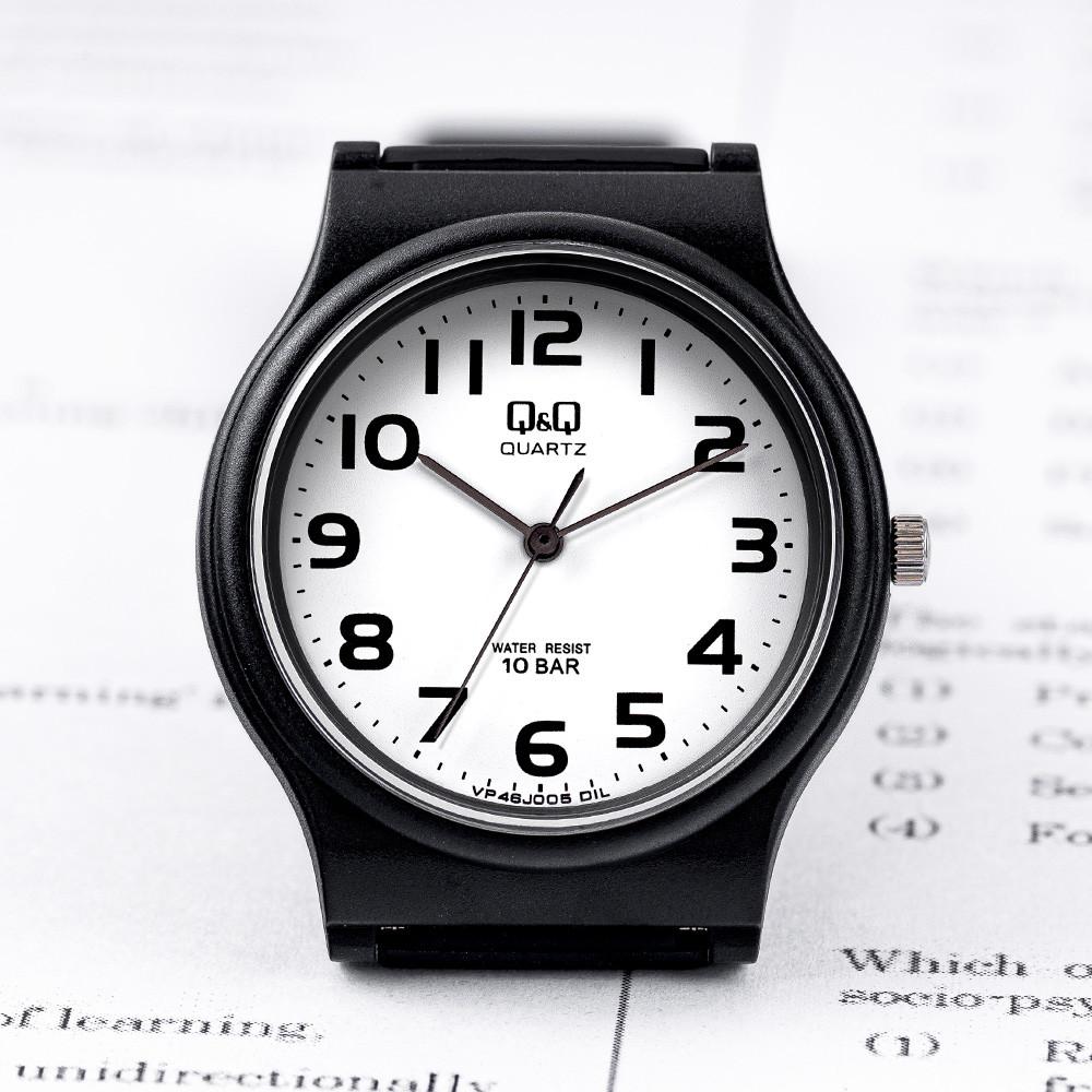 카시오 큐앤큐 수능시계 학생 방수 저소음 손목시계