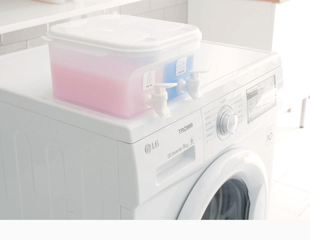 세탁세제디스펜서 세제통 섬유유연제 디스펜서 드럼세탁기