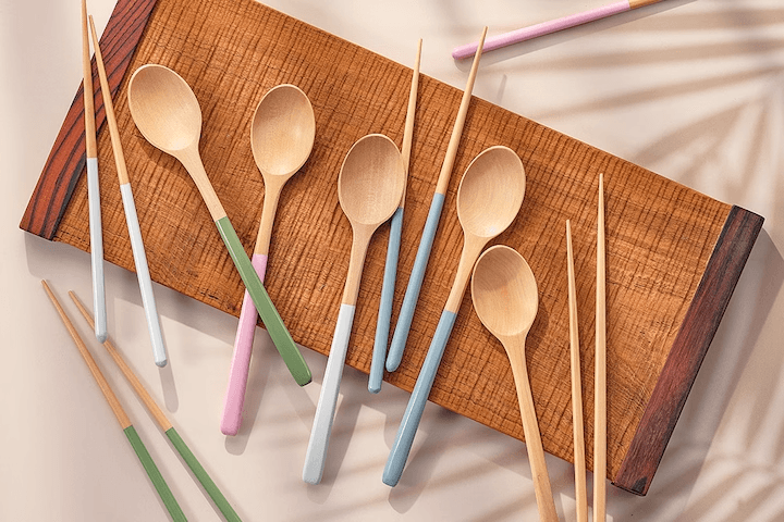 [단독 특가] 주주브바움 나무 한식 수저세트 5color