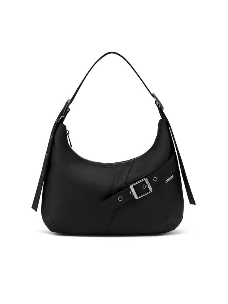 [mnem] Marsupial Pocket Nylon Bag (black)