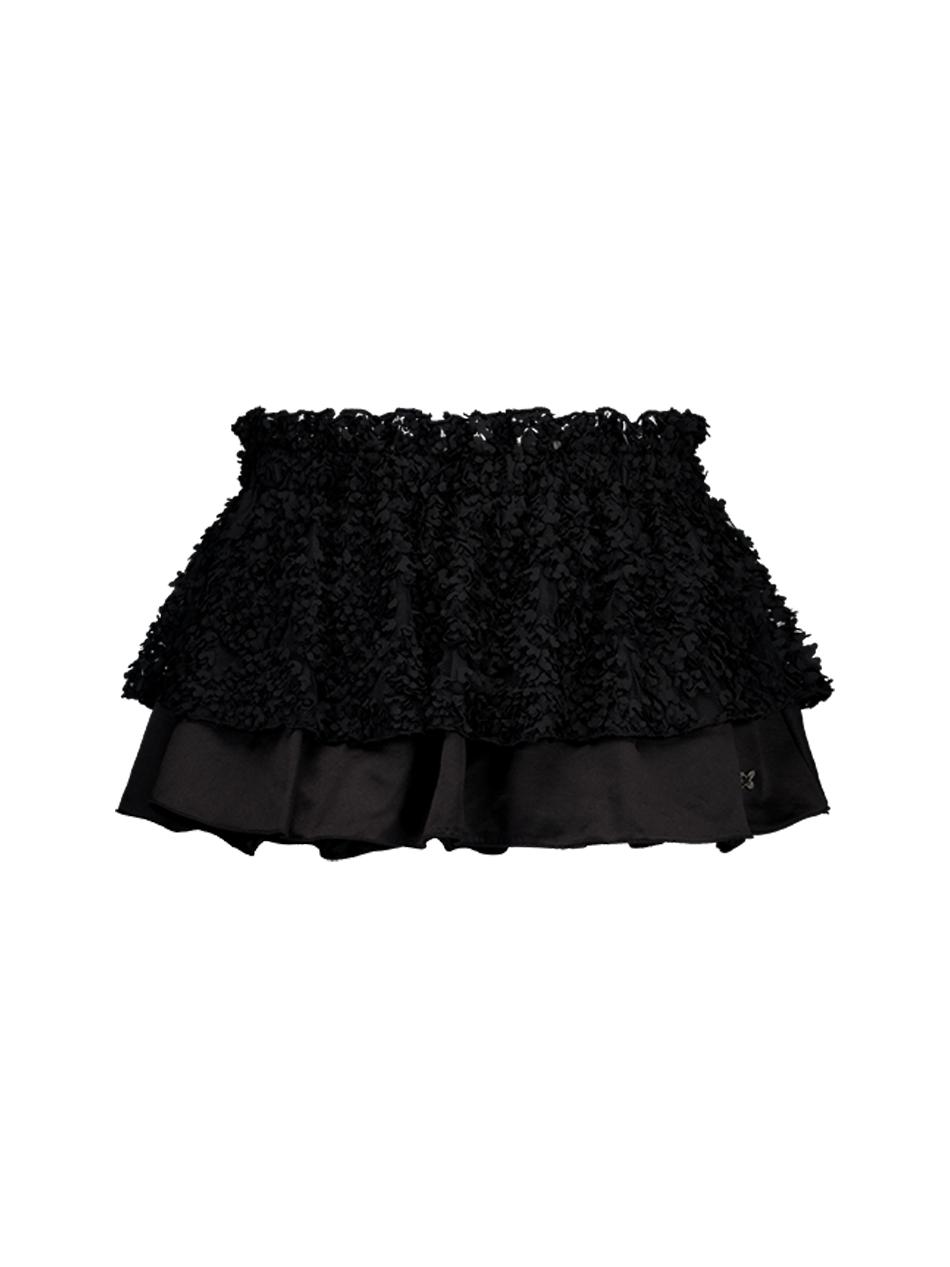 BUBBLE TUTU SKIRT PANTS / BLACK