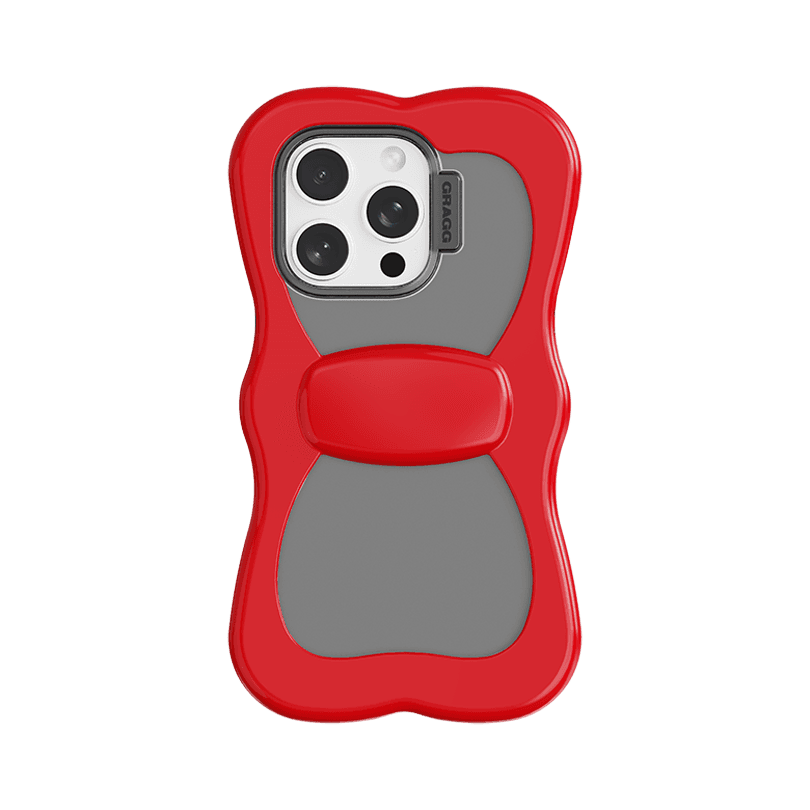 LAYERED RIBBON CASE - RED